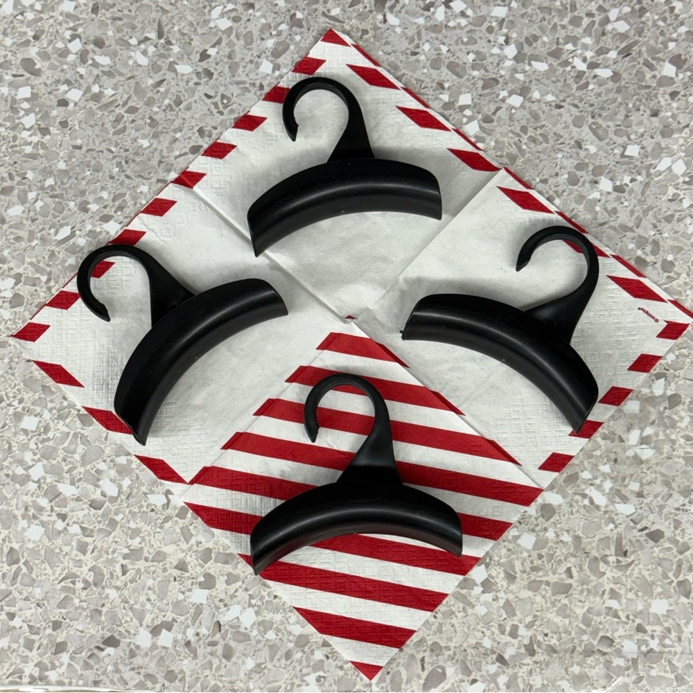 Set of 4 Black Purse Hangers